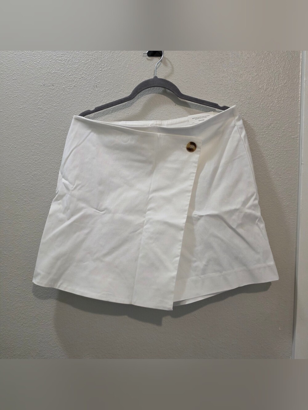 Chico's Pull-On Asymmetrical Wrap Skort